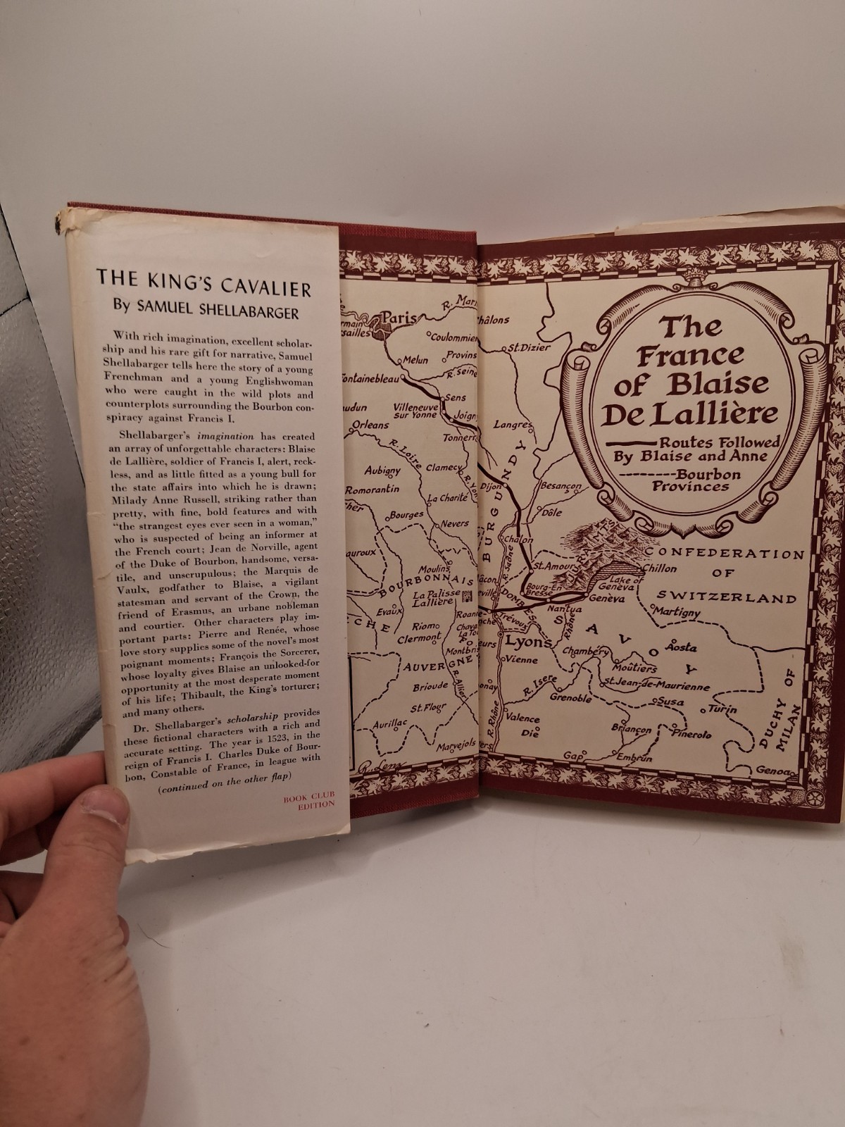 The King’s Cavalier Samuel Shellabarger 1950 Little Brown Renaissance France