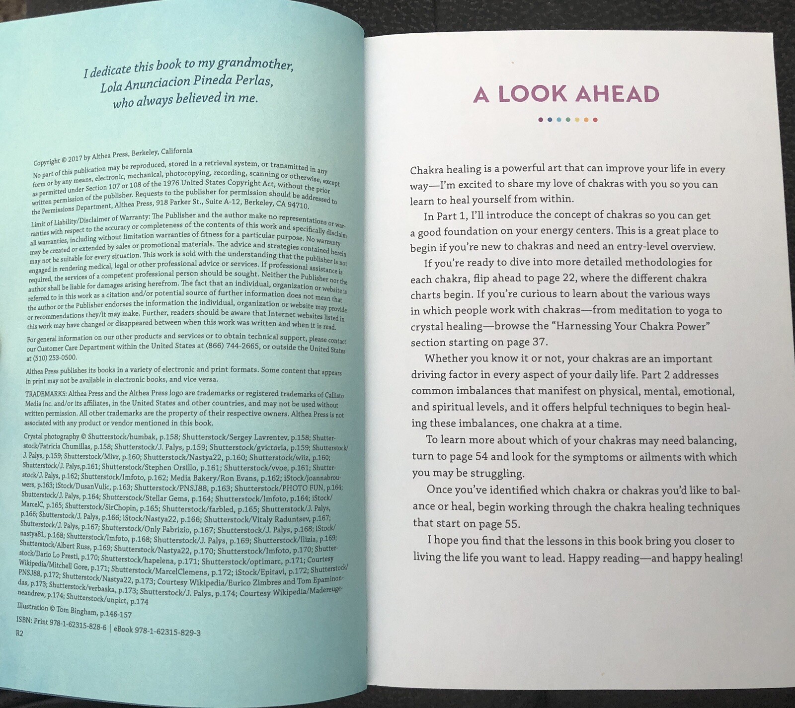 Chakra Healing by Margarita Alcantara 2017 Althea Press PB
