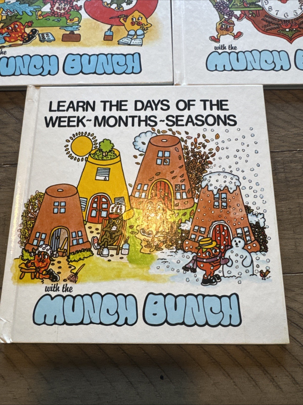 Lot of 5 Munch Bunch Books Giles Reed 1981 HC Opposites Counting Vintage