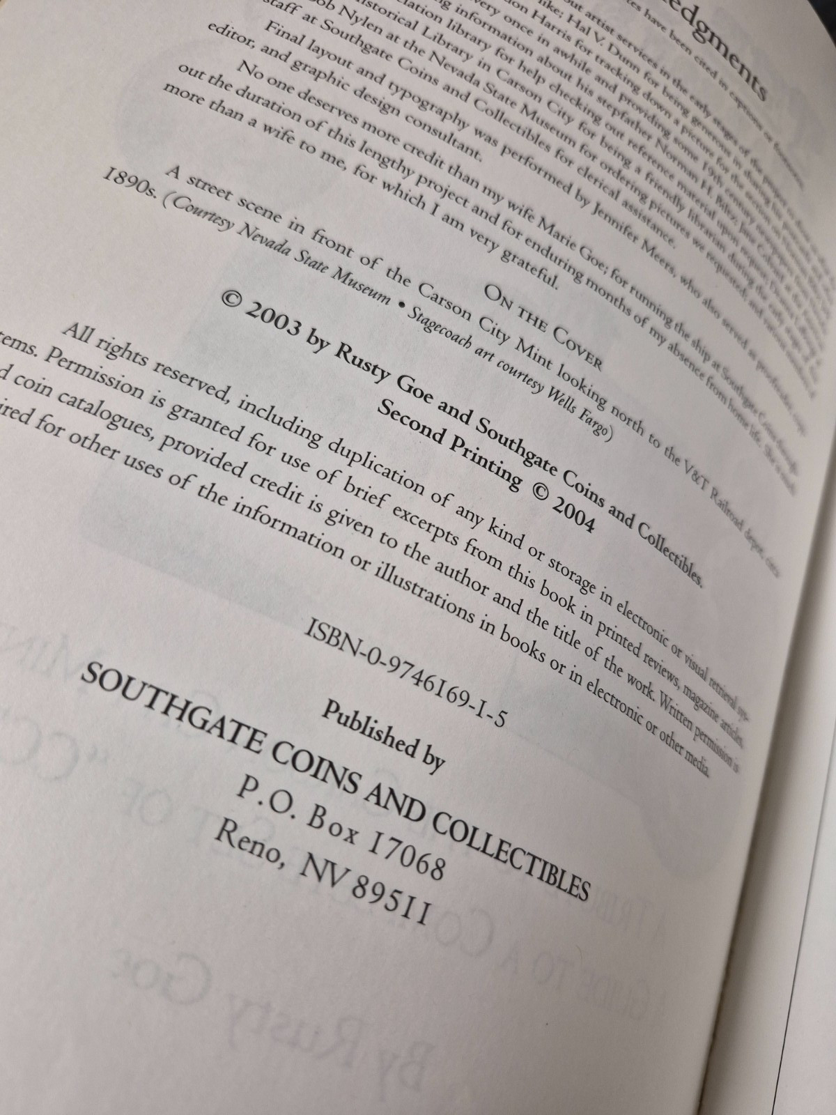 The Mint On Carson Street 2nd Printing 2004