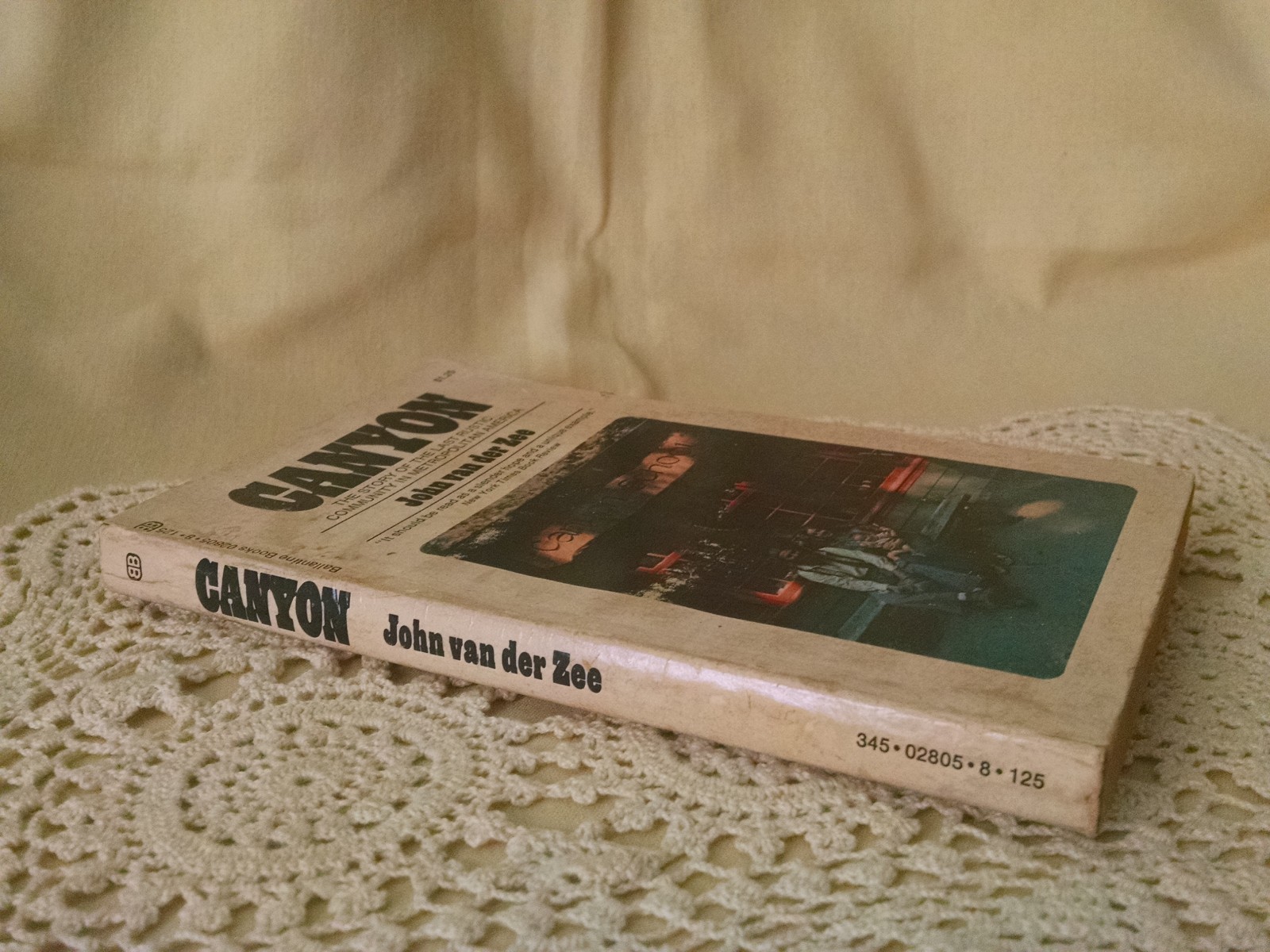 CANYON BY JOHN VAN DER ZEE BALLANTINE PB ILL SEPT 1972 LAST RUSTIC COMMUNITY.