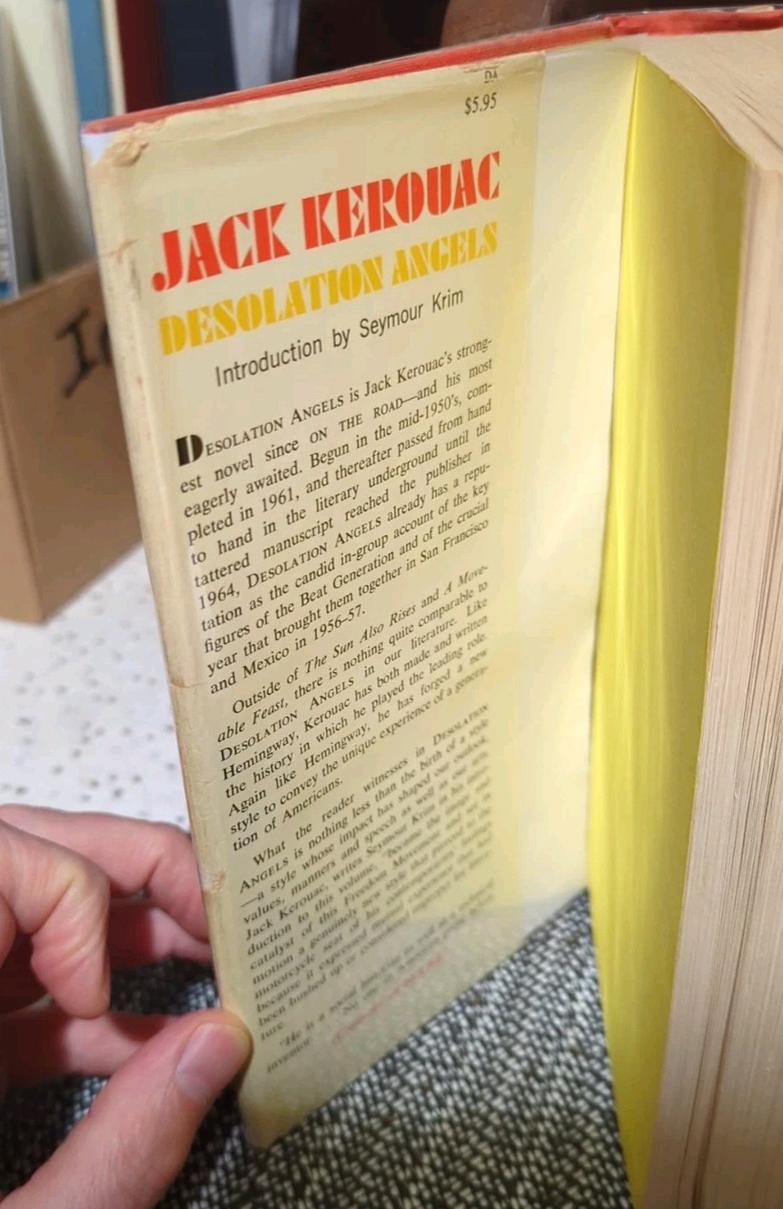 Jack Kerouac Desolation Angels 1st Edition 1st Printing 1965 Coward McCann HCDJ