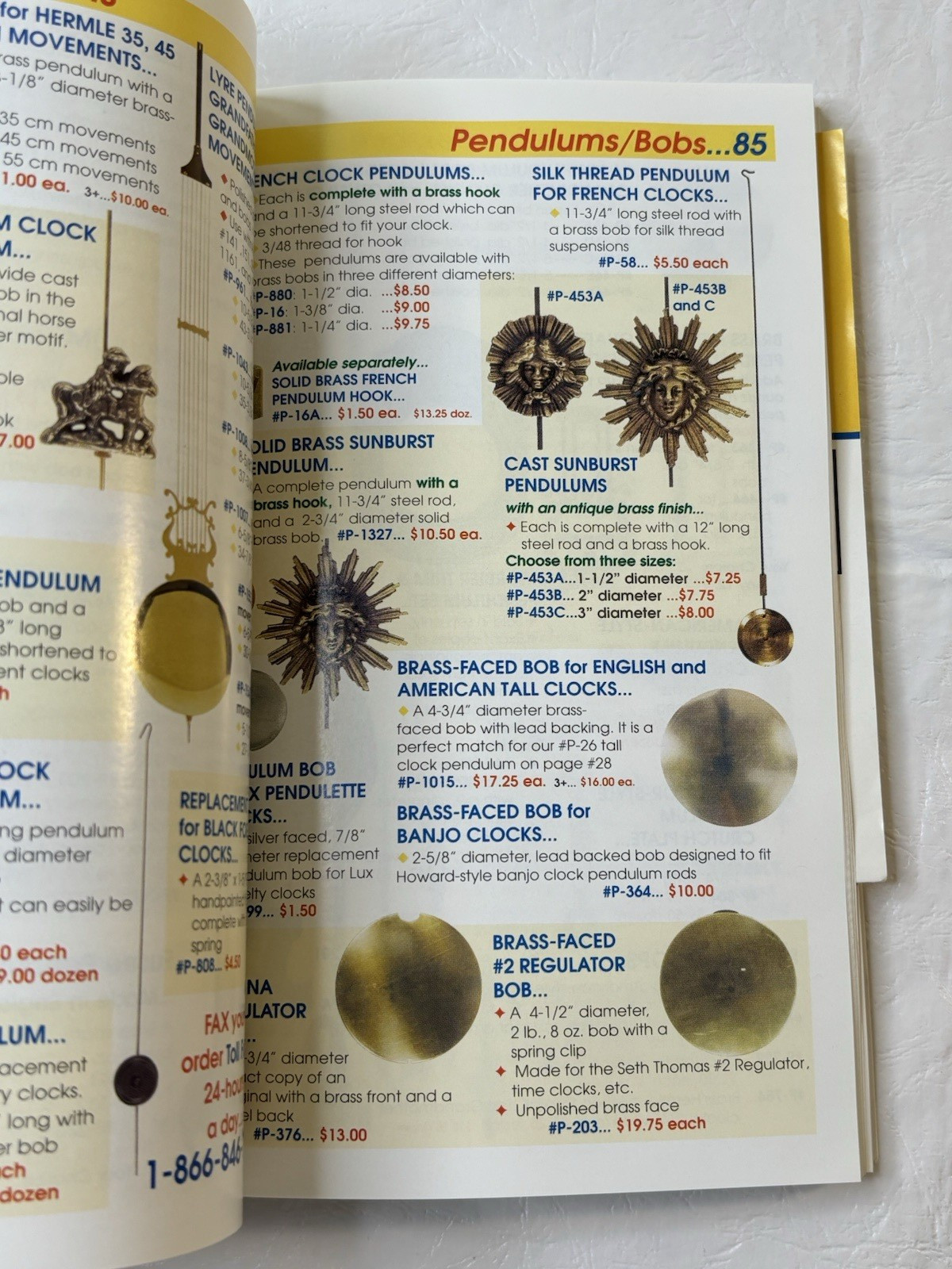 Merritt’s Clock and Watch Repair Supplies Books & Tools 2006-2007 Catalog PB