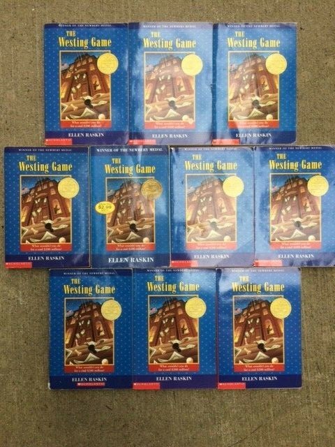 The Westing Game set Ellen Raskin Newbery Guided Reading lot 10 paperbacks