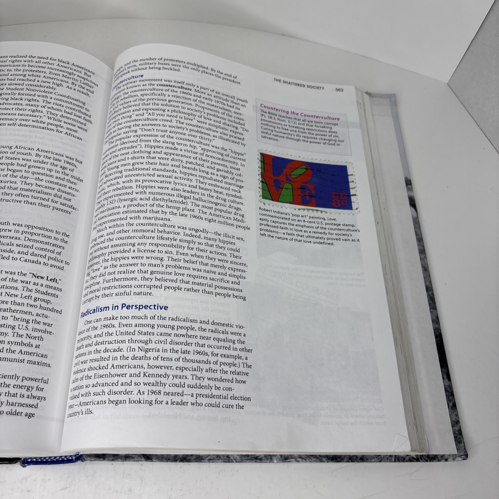 UNITED STATES HISTORY 5th edition Joseph Jarrel bju Press HC- Good