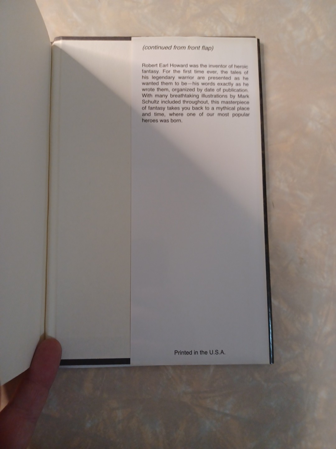 Dustjacket ERROR Copy of The Coming of Conan The Cimmerian by Robert E Howard