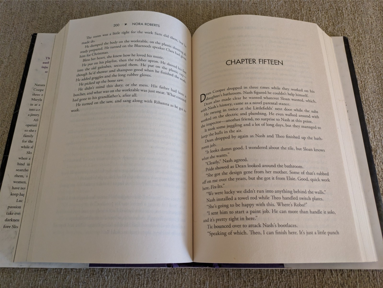 Mind Games & Hidden Nature | Nora Roberts | 2 Hardcover Book Lot | 1st Editions