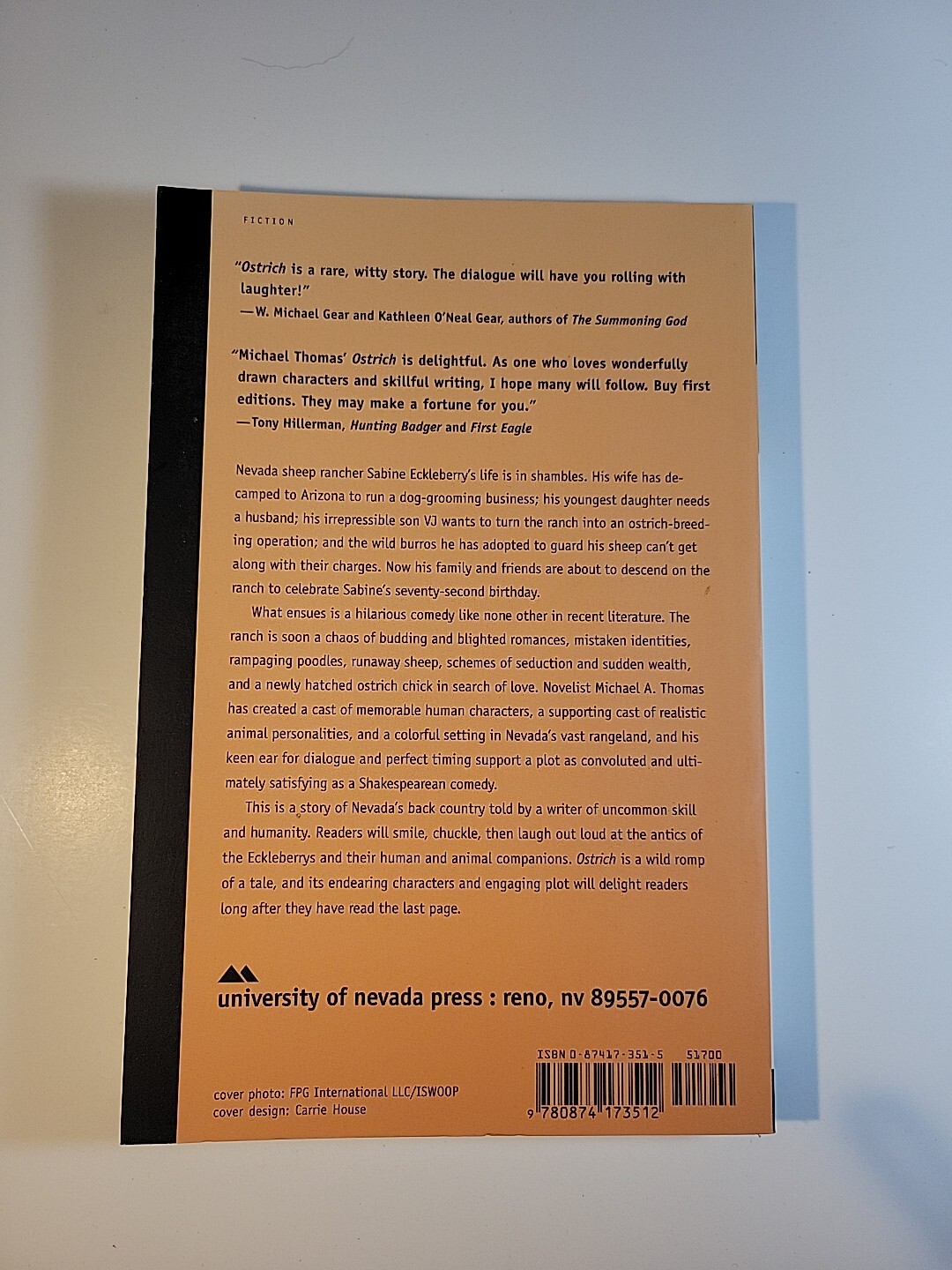 Western Literature and Fiction Ser.: Ostrich : (a Comic Novel) by Michael A….