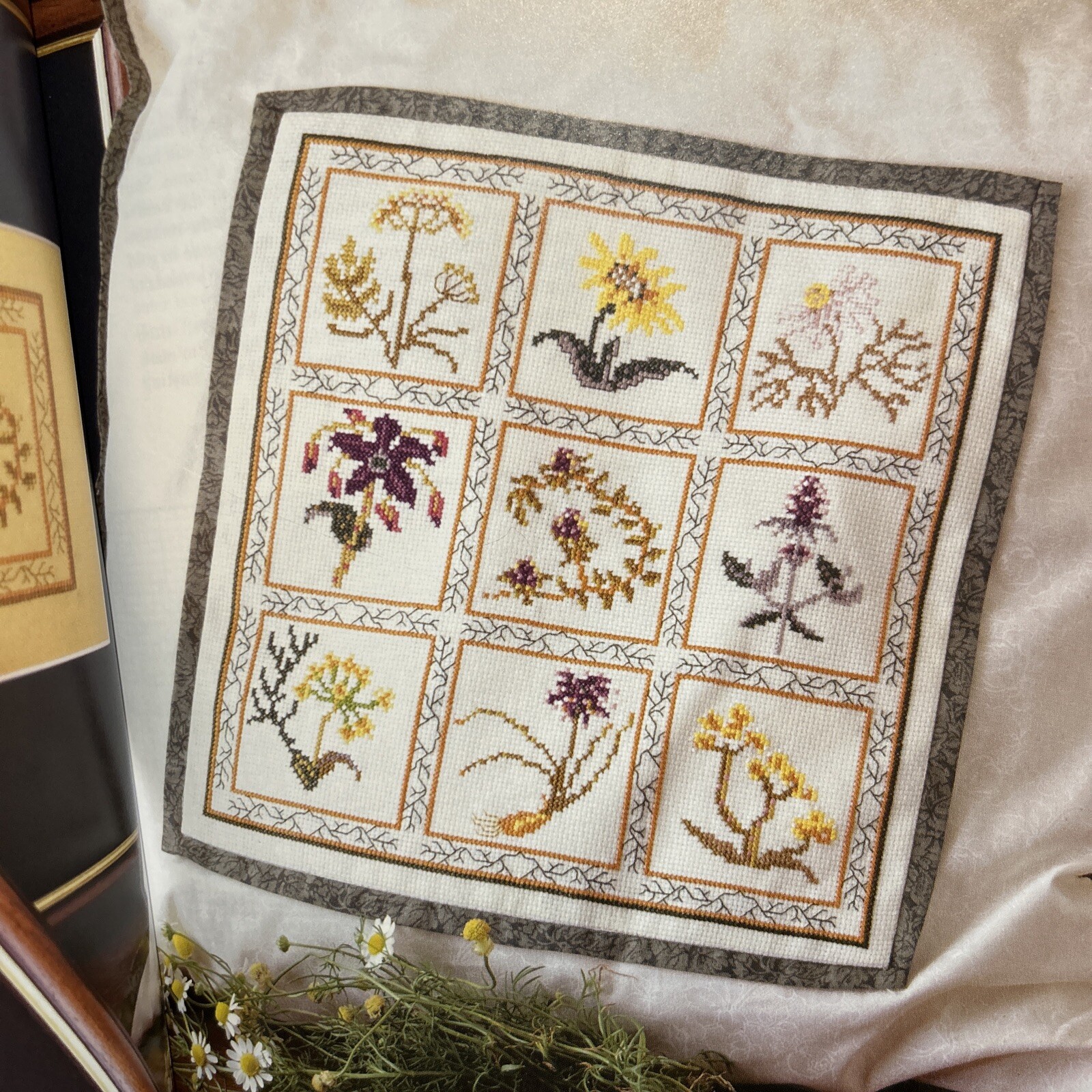Herb Garden In Cross Stitch By Elena Thomas, Paperback, 1997
