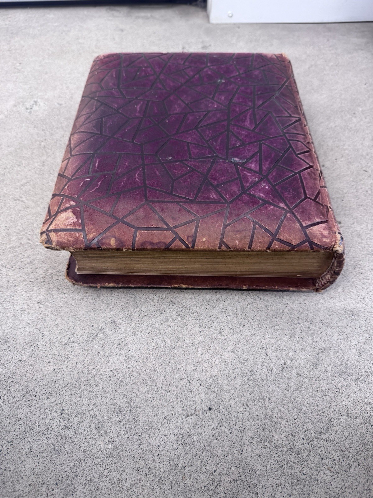 1800s Vintage Book Holy Bible Altemus Antique Leather Original