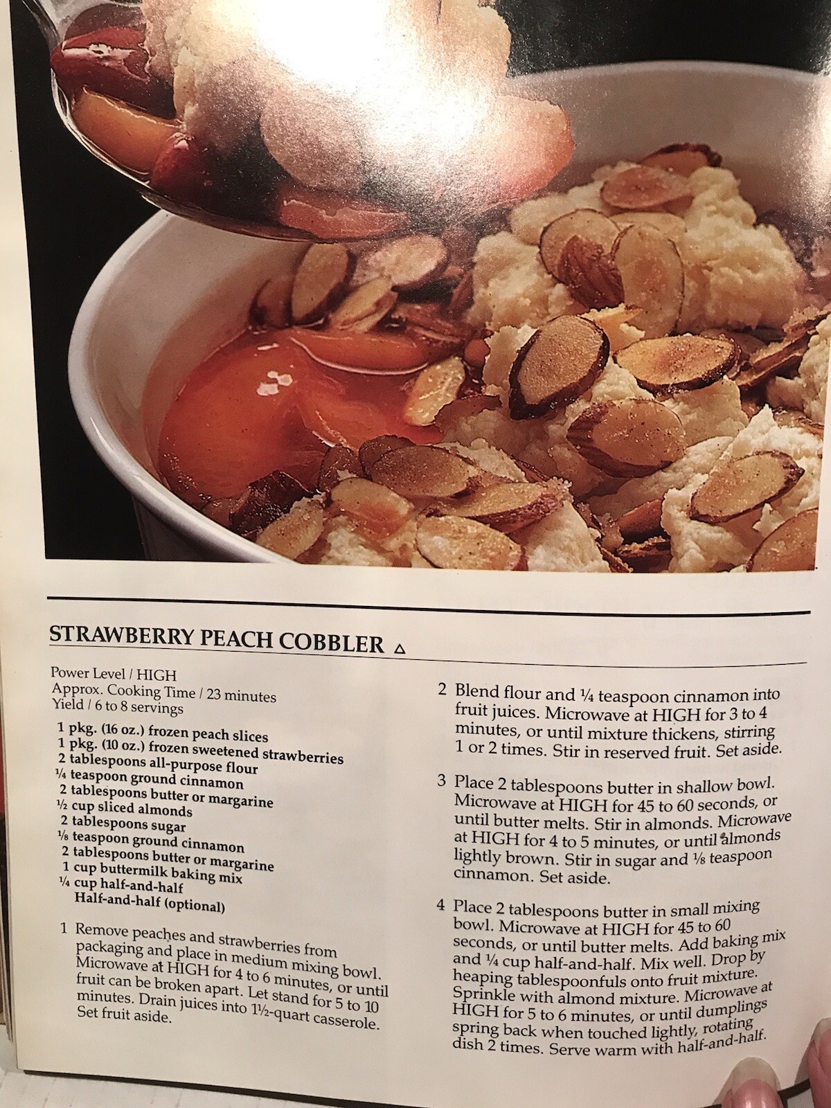 Microwave Cookbook by JC Penney Hard Cover-Rare 168 Pages VTG-The Complete