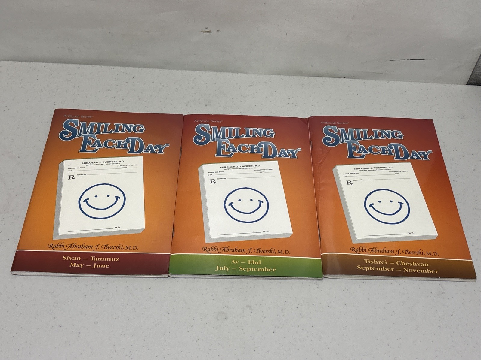 3 Vintage Smiling Each Day Twerski, Abraham J. May-November 1993 Booklets Book