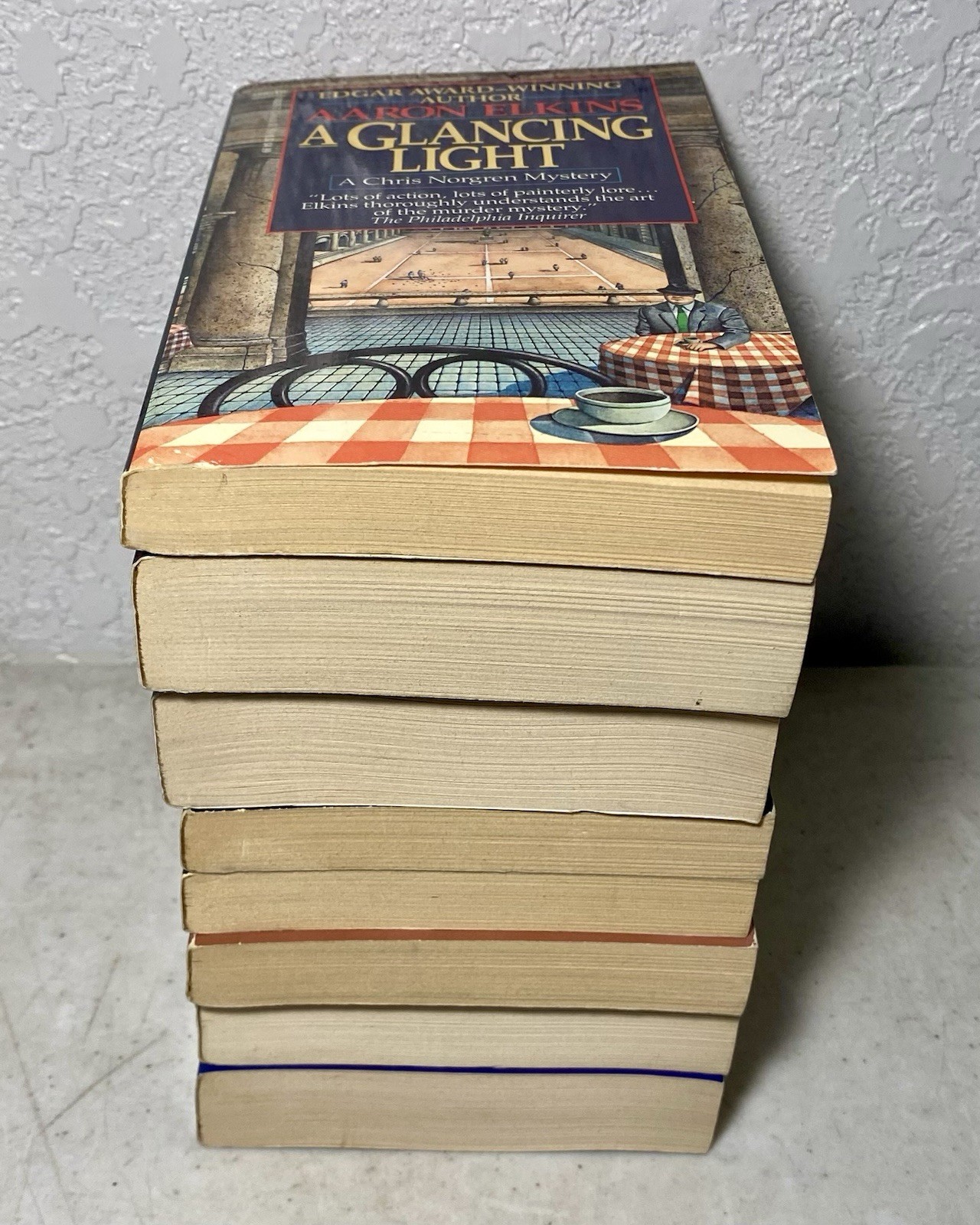 Aaron Elkins Book Lot of 8 Volumes Paperback Mystery Crime Suspense Novels