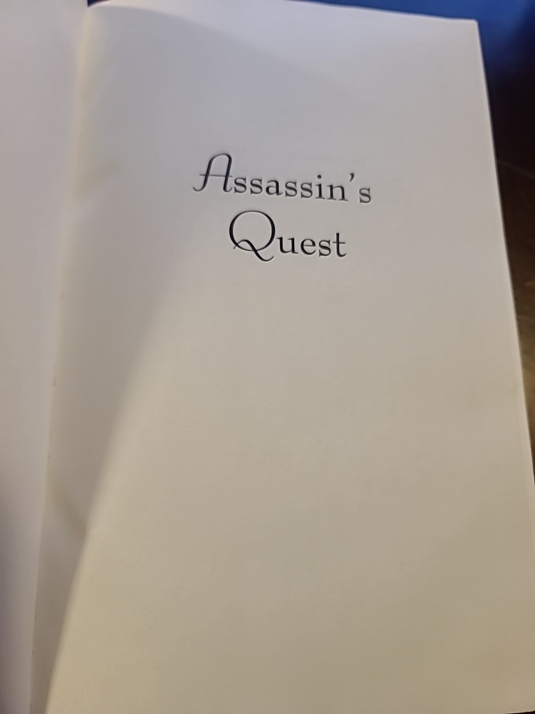 Assassin’s Quest by Robin Hobb Hardcover First 1st The Farseer Trilogy Book 3