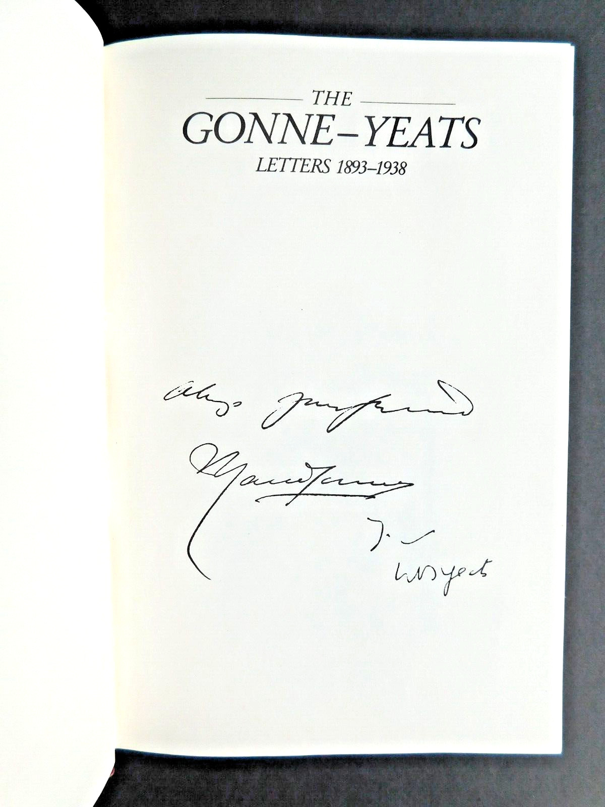 W. B YEATS Irish Poet Romantic letters to MAUD GONNE 1893-1938 1st HC 544 pages