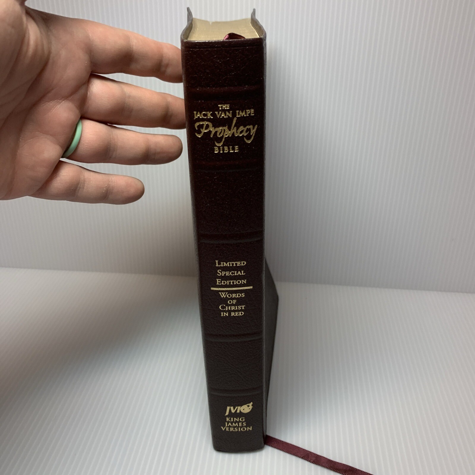 The Jack Van Impe Prophecy Bible, KJV Red Letter Limited Special Edition Leather