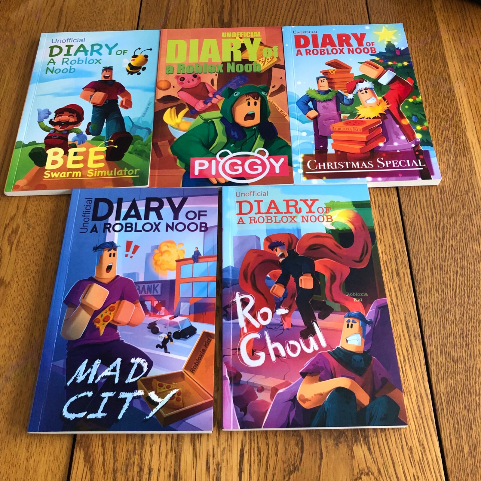 Unofficial Diary Of A Roblox Noob Boxed Set of 5 Paperback