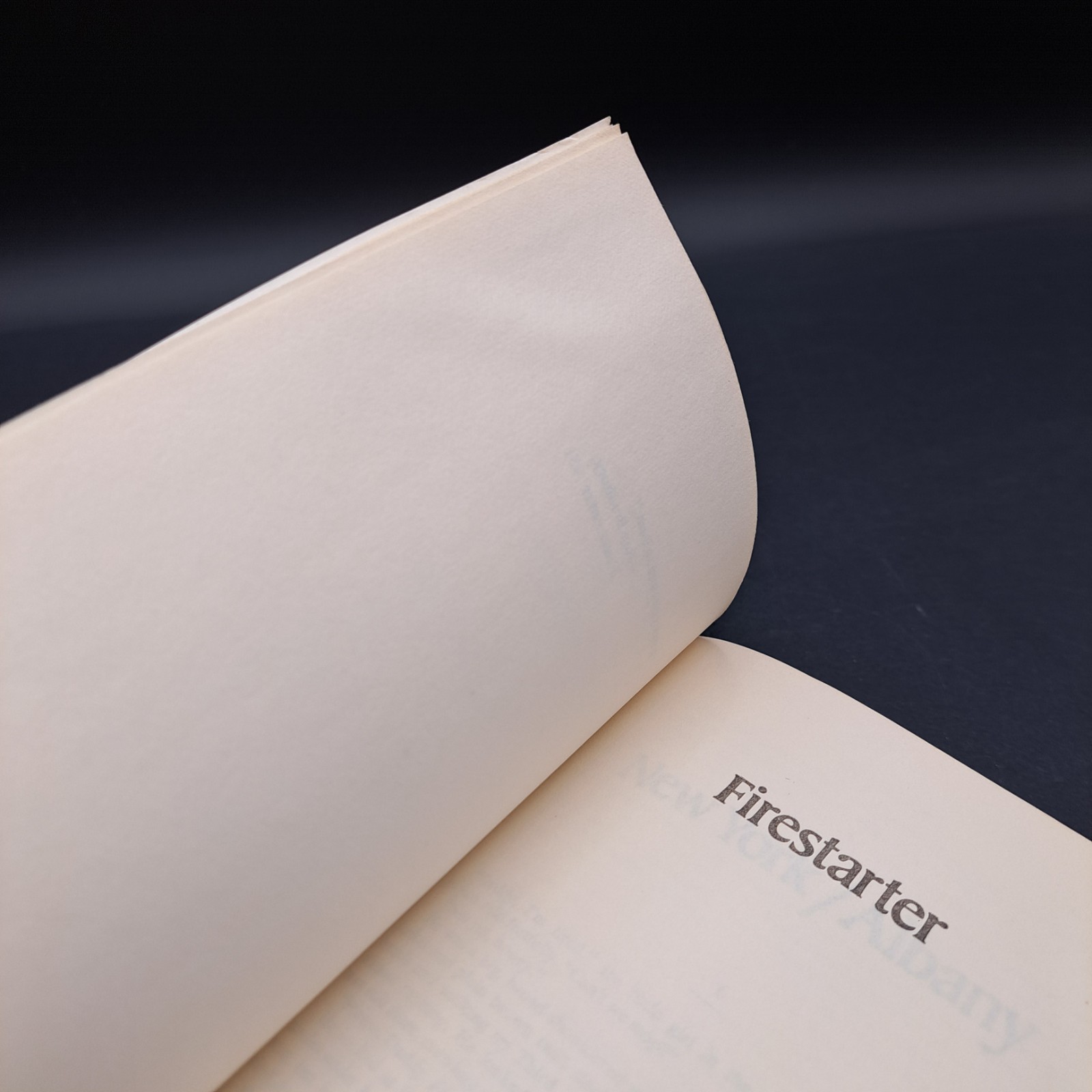 Vintage Stephen King FIRESTARTER Book Club 1st Edition 1980 Hardback Dust jacket