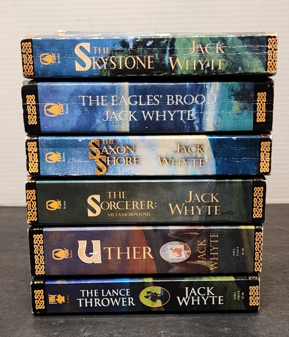 JACK WHYTE’S CAMULOD CHRONICLES SERIES 6 BOOK PAPERBACK LOT **GC**