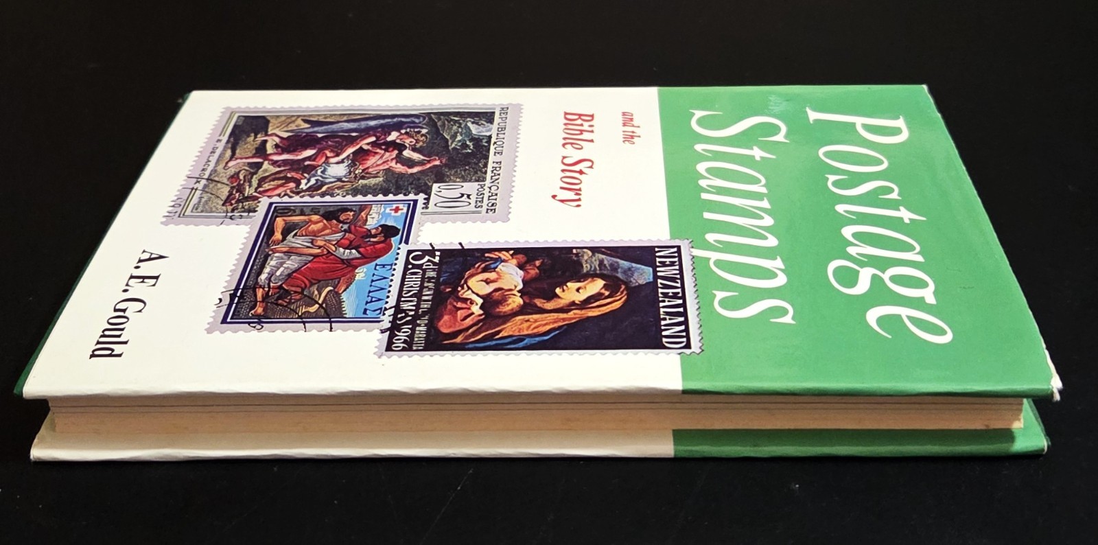 POSTAGE STAMPS AND THE BIBLE STORY – A.E. Gould (hc/dj) 1968 Vintage