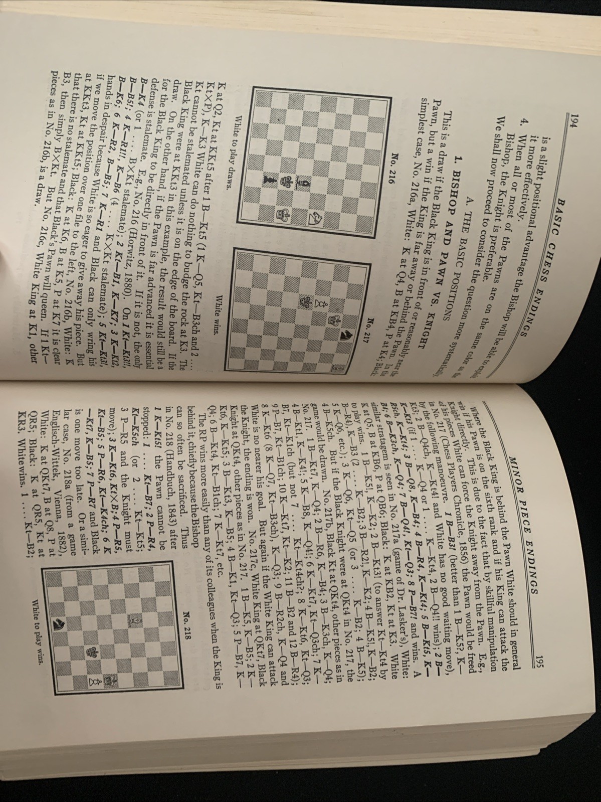 Basic Chess Endings by Reuben Fine 1972 Trade Paperback Revised Edition