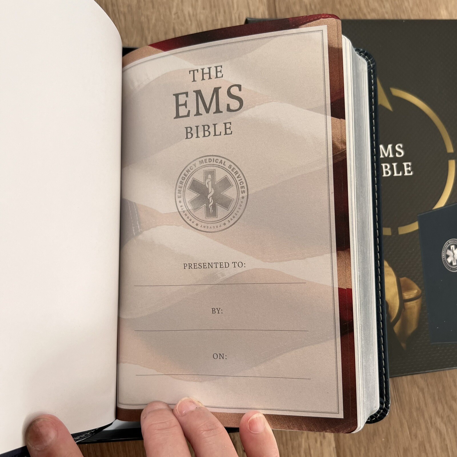 NIB 2017 Book CSB EMS Emergency Medical Services Christian Standard Bible Navy