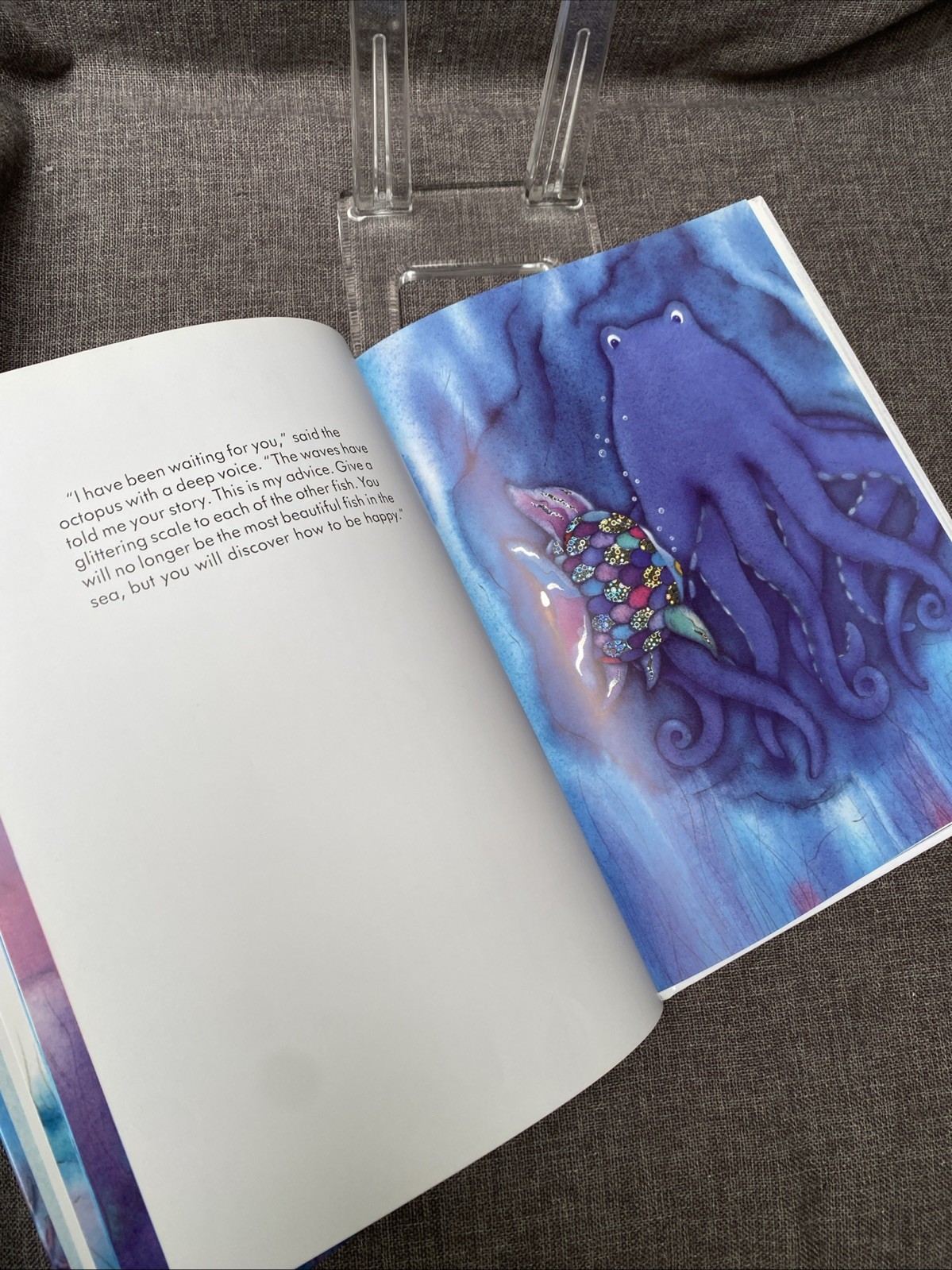 SIGNED The Rainbow Fish by Marcus Pfister Hardcover „For Danielle“ 1992