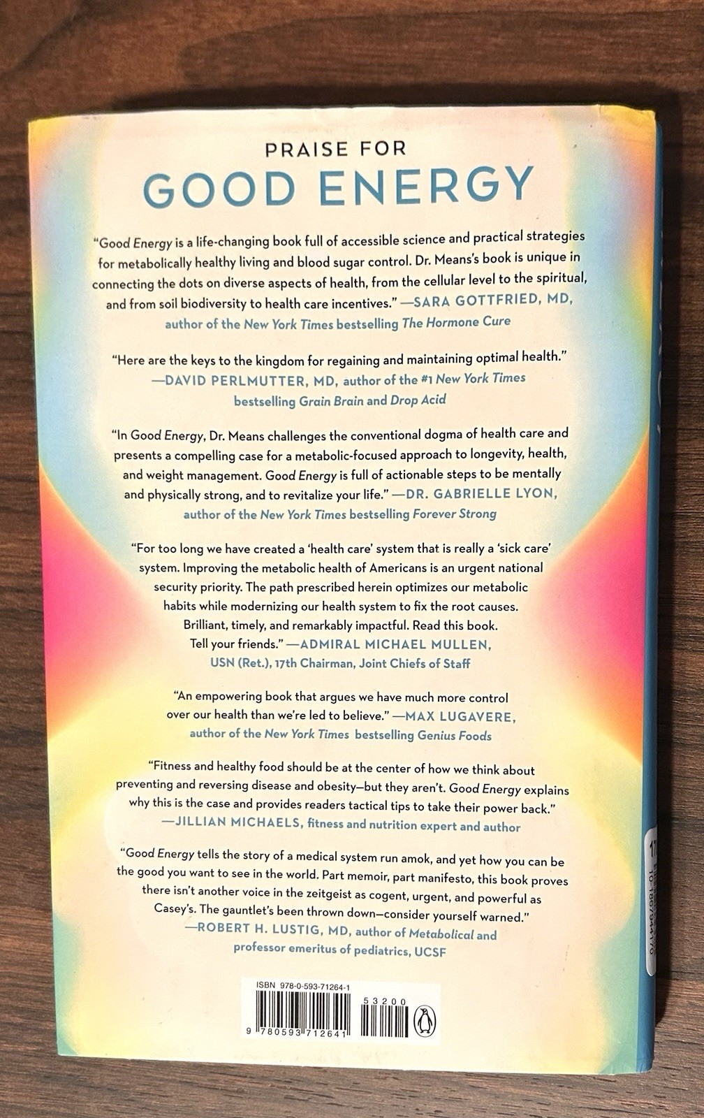 Good Energy by Dr. Casey Means NEW Paperback