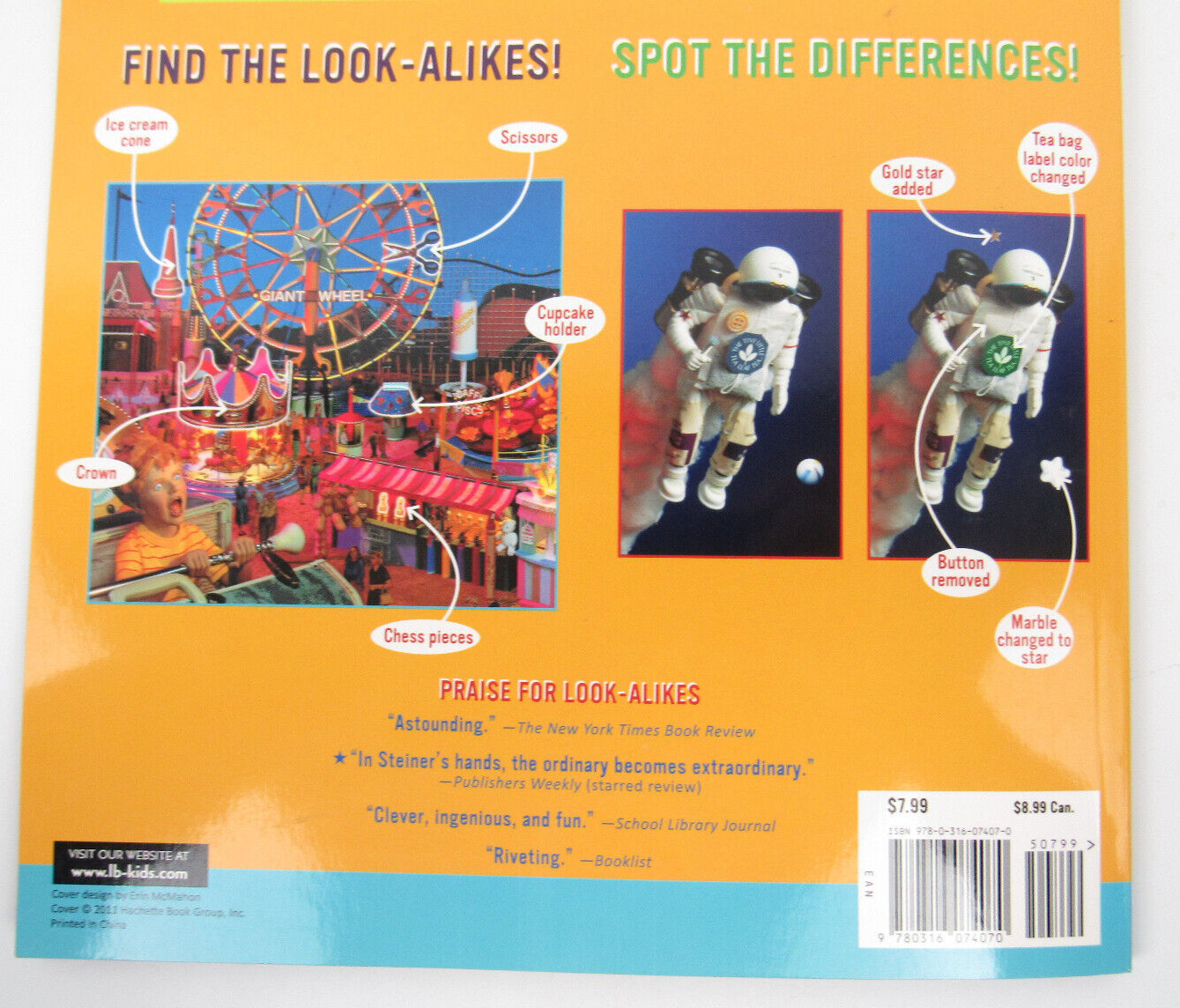 LOOK ALIKES Seek – And – Search PUZZLES By Joan Steiner Over 900 Look-Alikes NEW