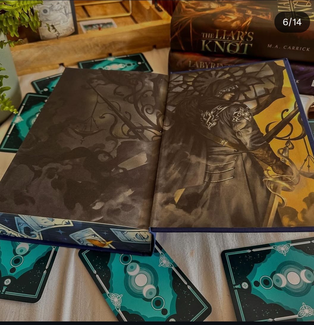 The Broken Binding Mask of Mirrors Set / Rook & Rose By M.A. Carrick – Tier 2
