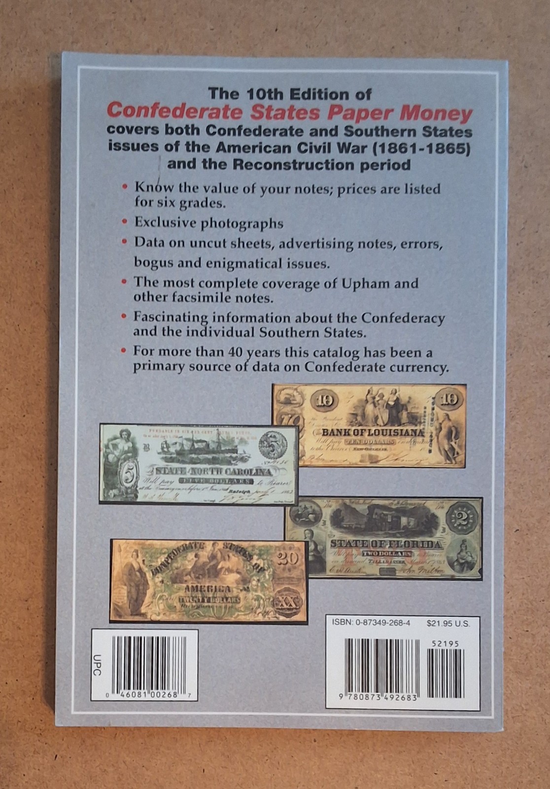 US Civil War Confederate States Paper Money – Arlie R. Slabaugh