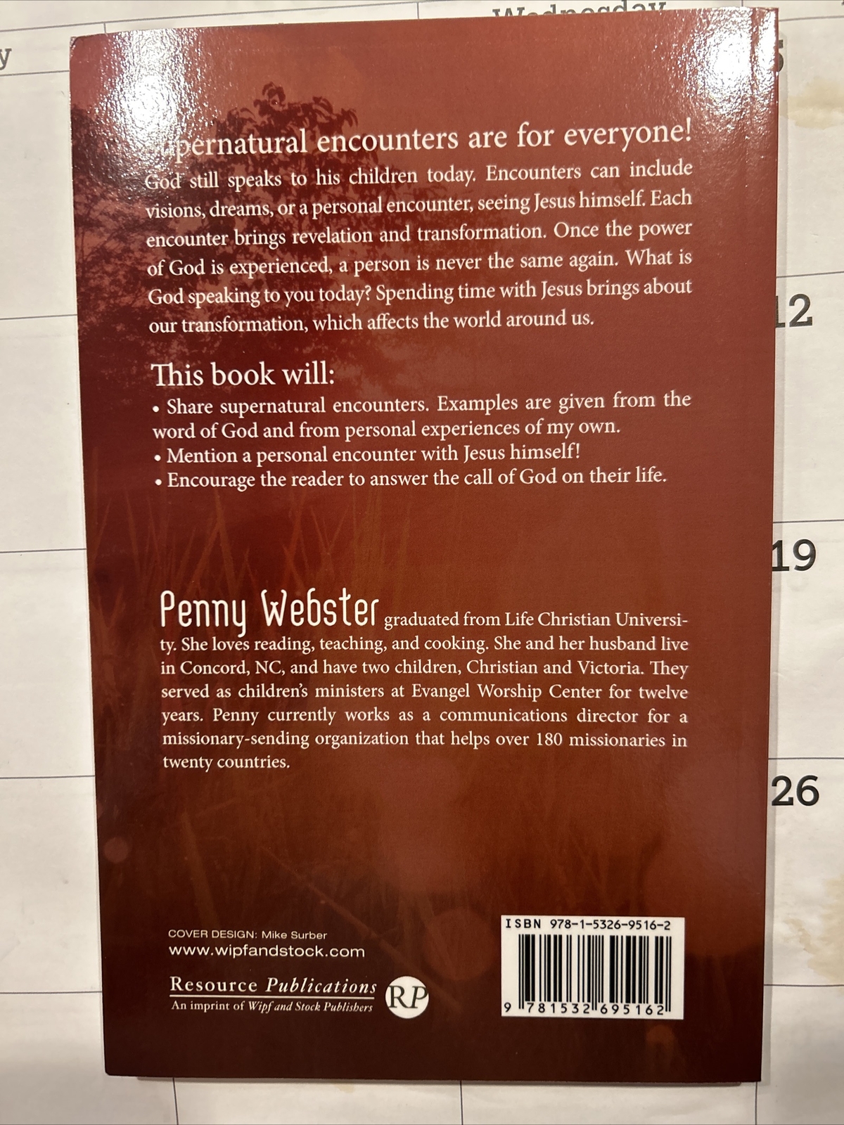Holy Spirit Power – Penny Webster – 2019 – 116 pages – Supernatural Encounters