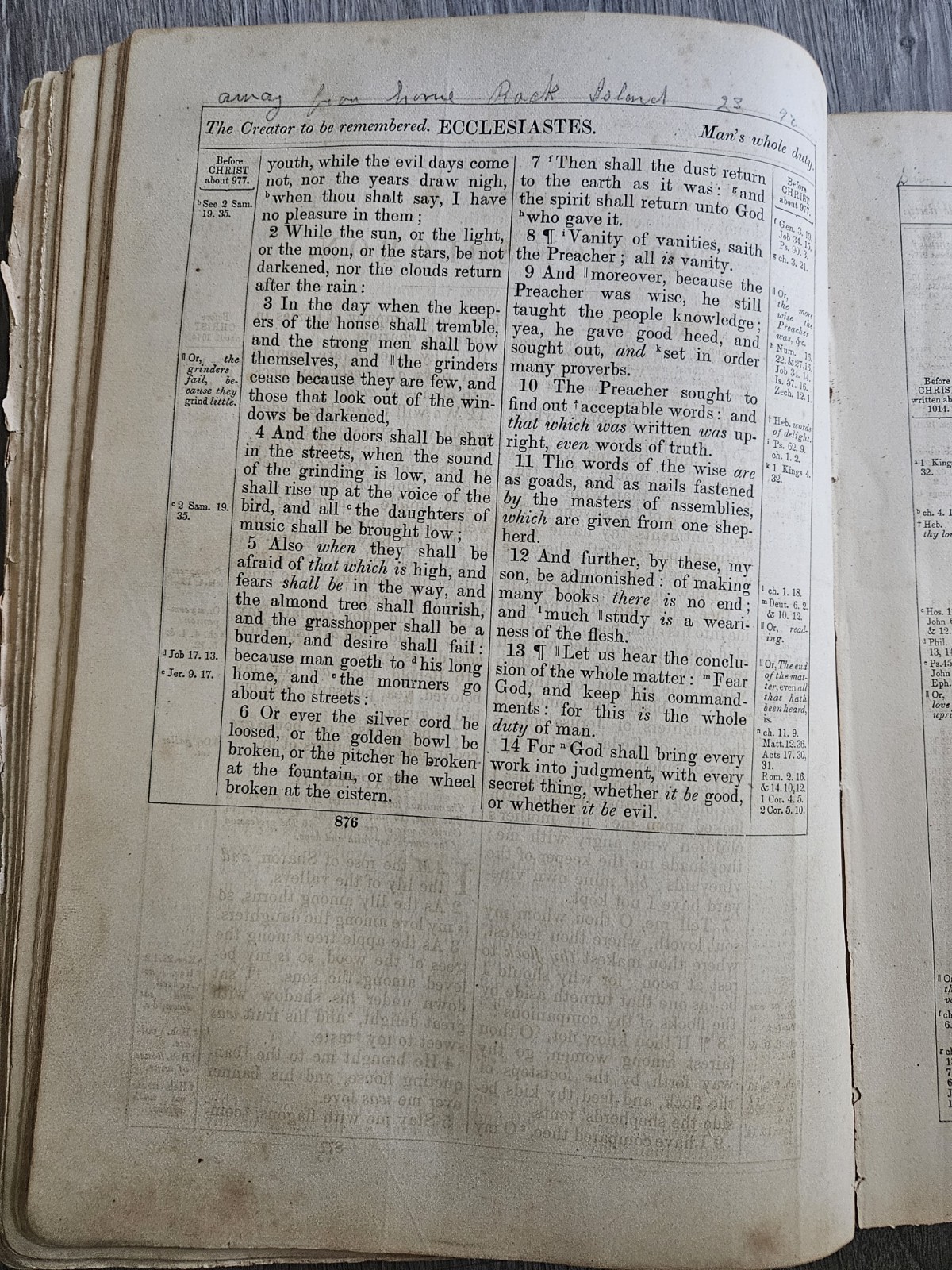 1867 Holy Bible Old & New Testaments Translated From Original Tongues | Leather