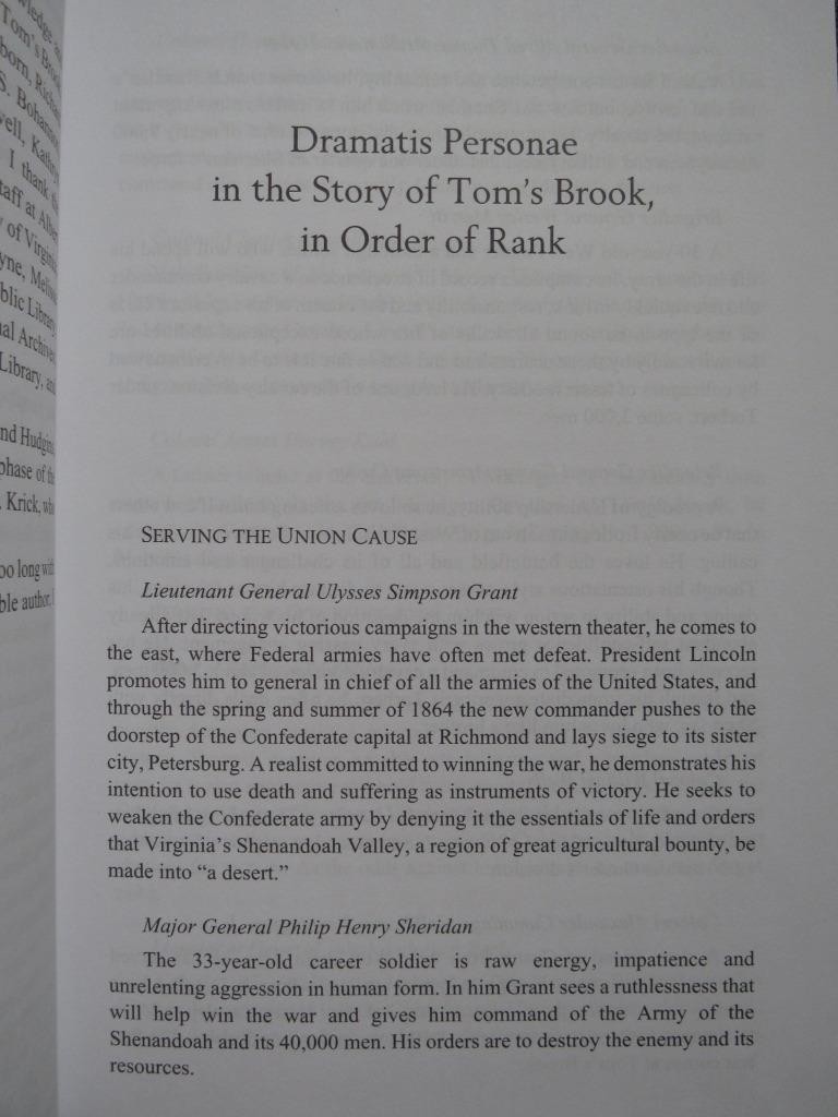 DECISION AT TOM’S BROOK – GEORGE CUSTER AND THOMAS ROSSER – FIRST EDITION – NEW