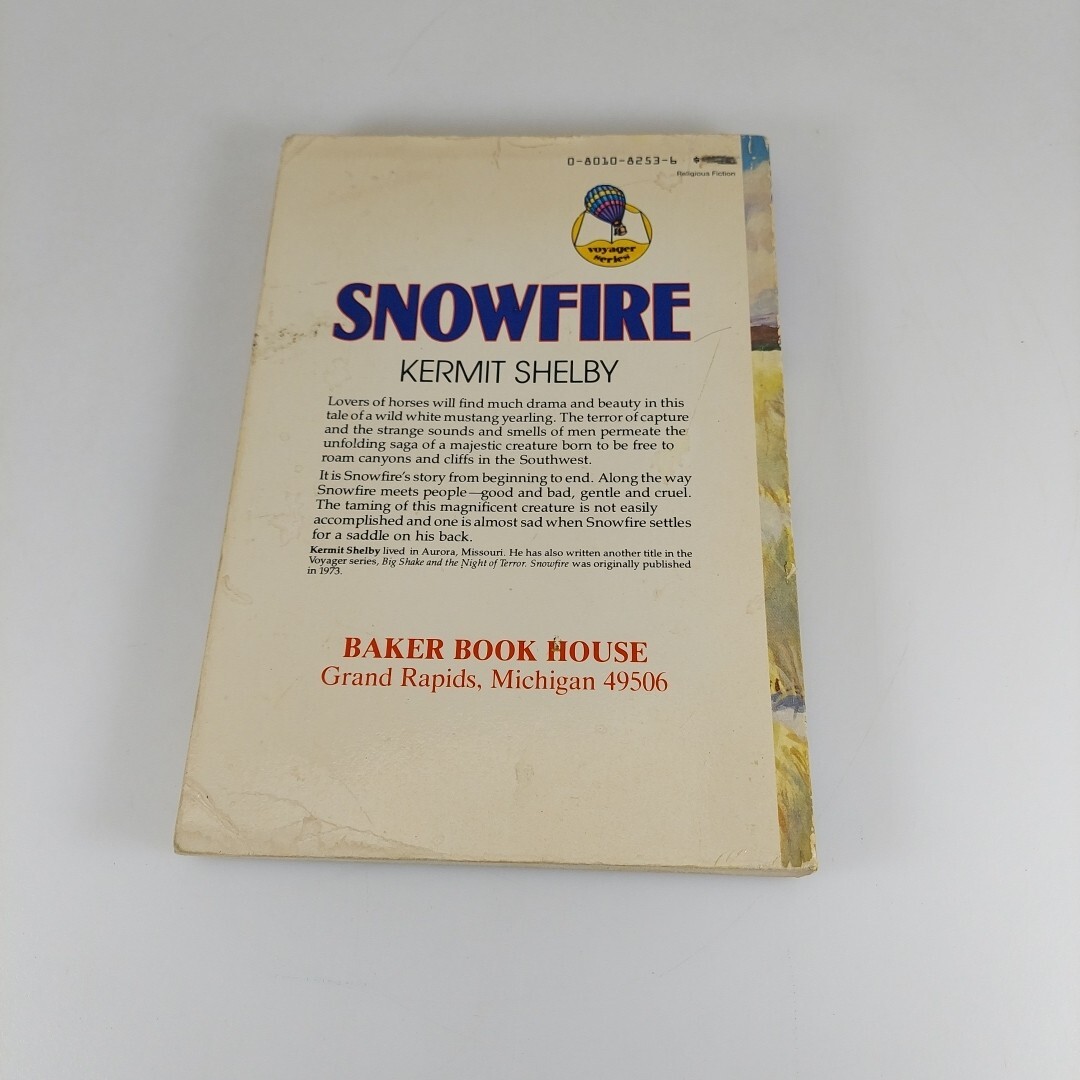 Snowfire by Kermit Shelby, Baker Book House 1984 Paperback Reprint