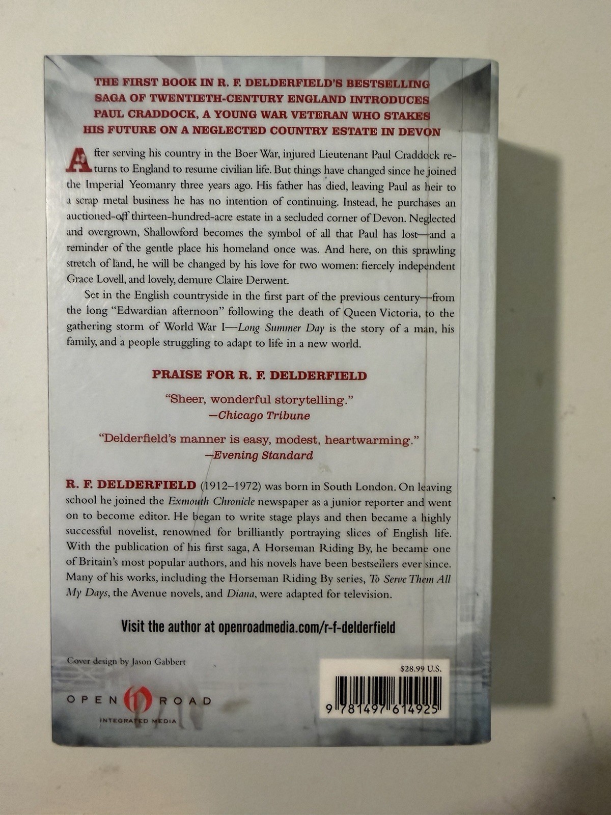 Long Summer Day by R. F. Delderfield (2014, Trade Paperback)