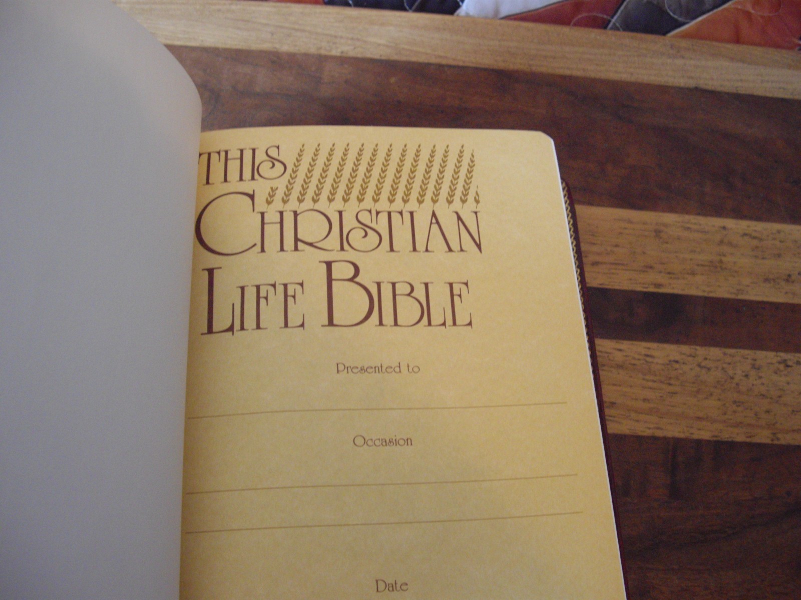 1985 Thomas Nelson Burgundy Genuine Leather NKJV Christian Life Bible Tag: Study