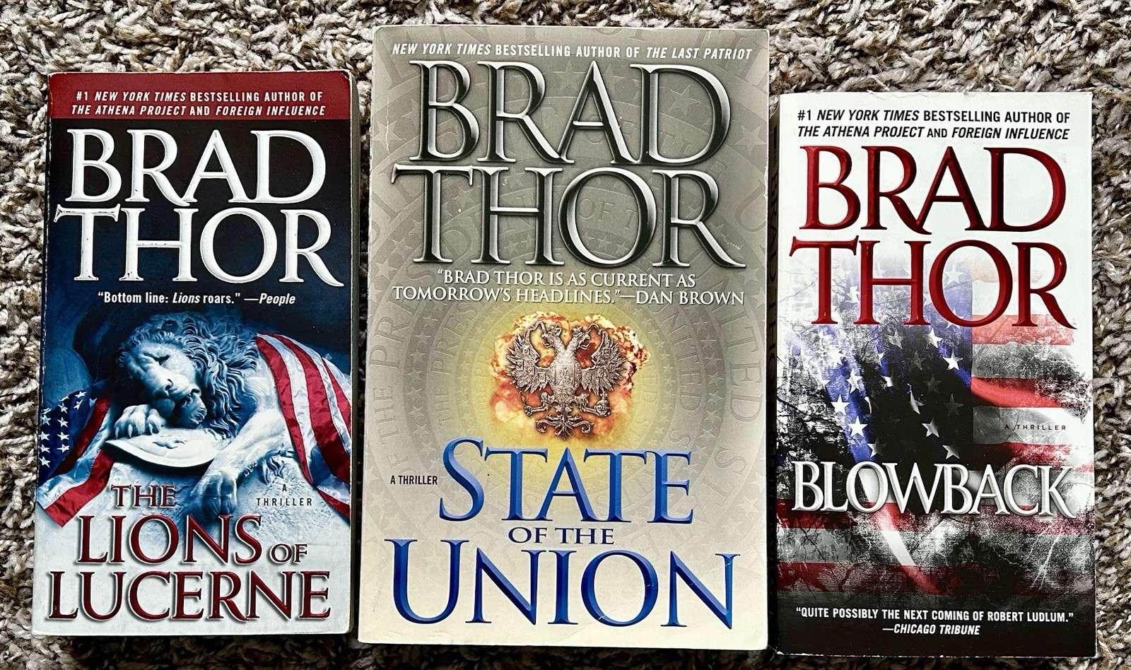 COMPLETE Series Set 1-23 SCOT HARVATH Mixed Lot of 24 Books by Brad Thor