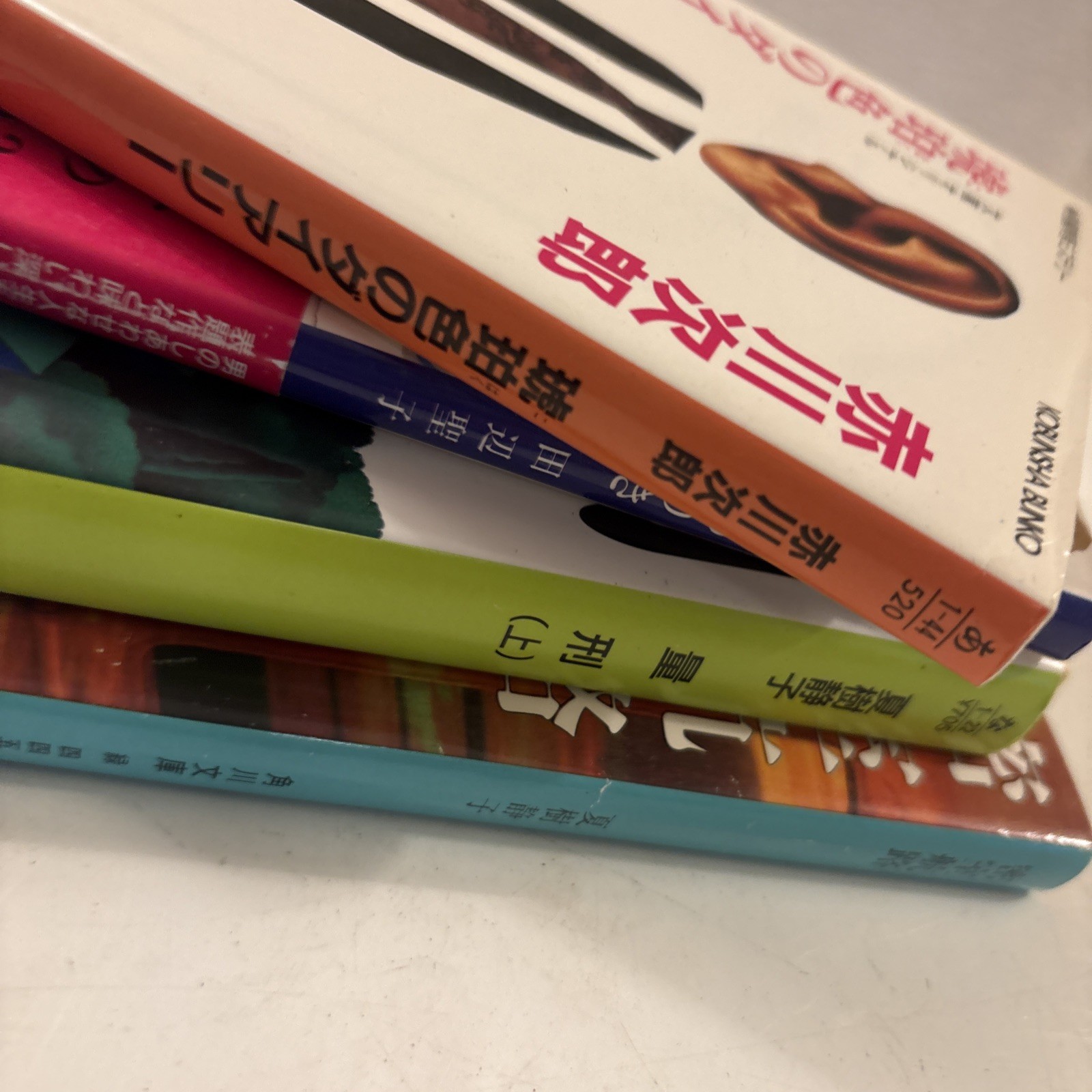 Lot of 4 Japanese Paperback Novels Books Novels Variety Of Authors ( Bk1