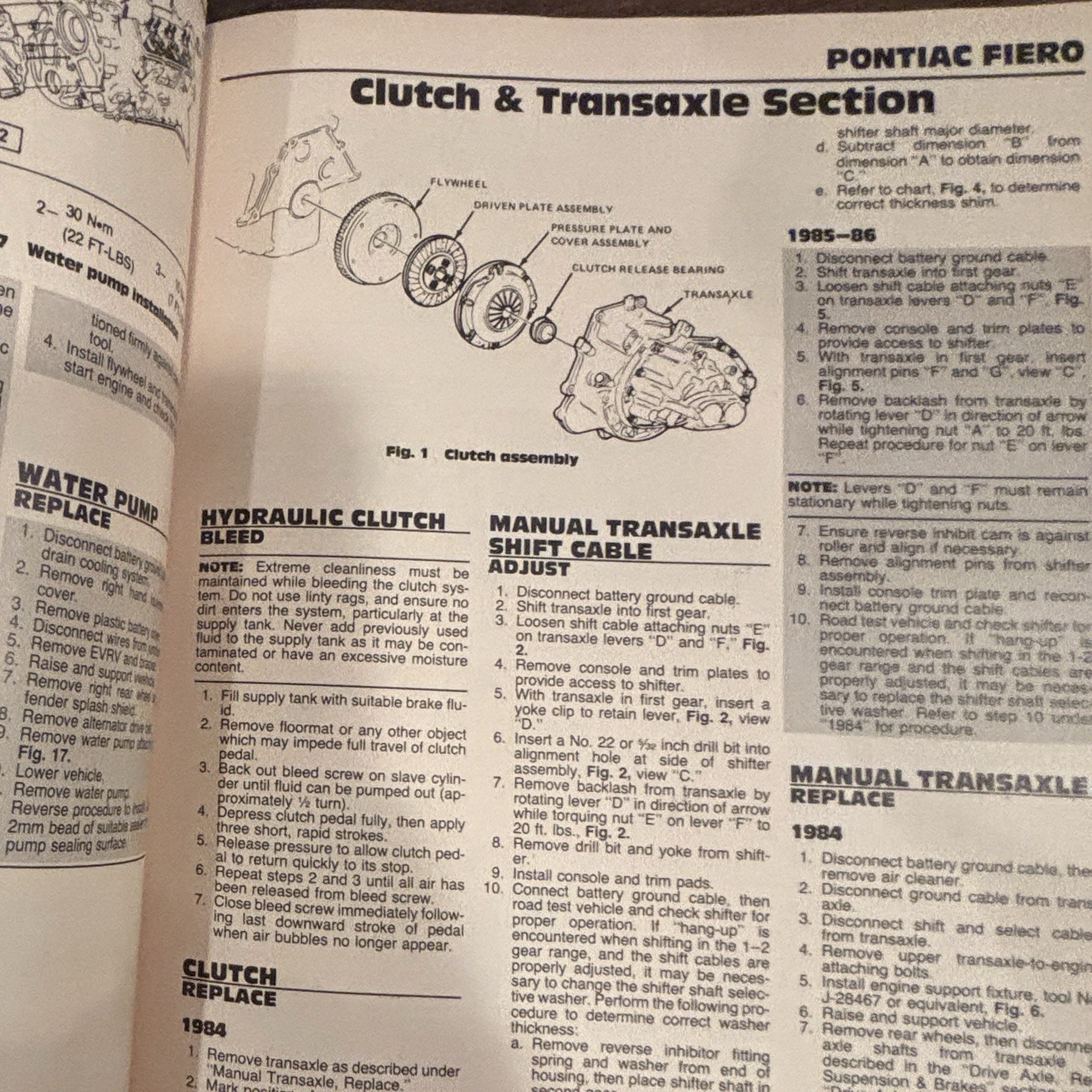 Motor Auto Repair Manual 1980-1986 49th Edition Vintage Car Repair Book