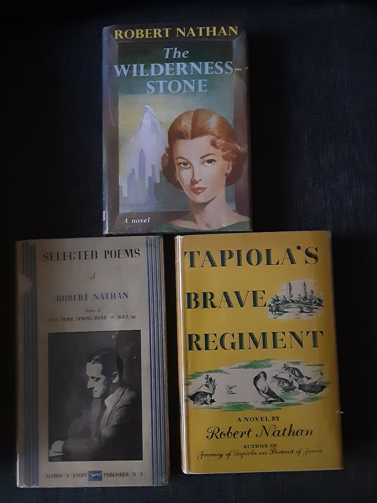 A Selection Of 3 Books By Robert Nathan. HC DJ in Mylar. See Photos For Titles.