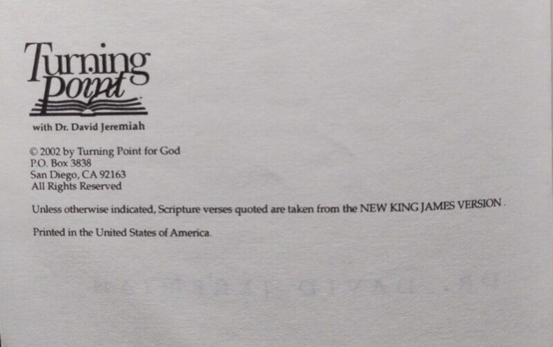 Looking for the Savior Vol 1 David Jeremiah PB Study Guide Christian Growth Good