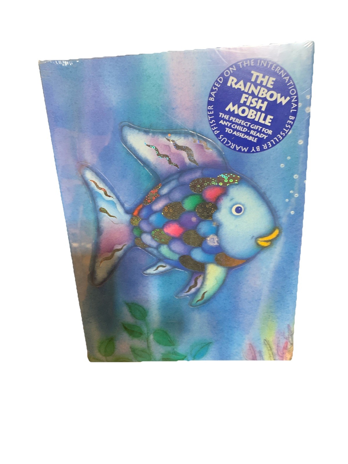 Rare VTG THE RAINBOW FISH MOBILE By Marcus Pfister 1992 Printed In Hong Kong NOS