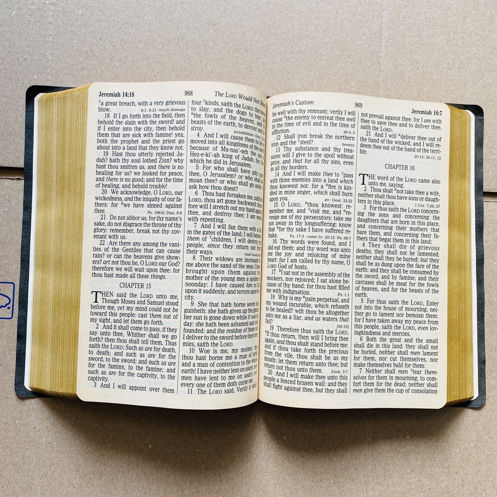 🔥1990, Nelson Regency Holy Bible King James Version Giant Print Red Letter