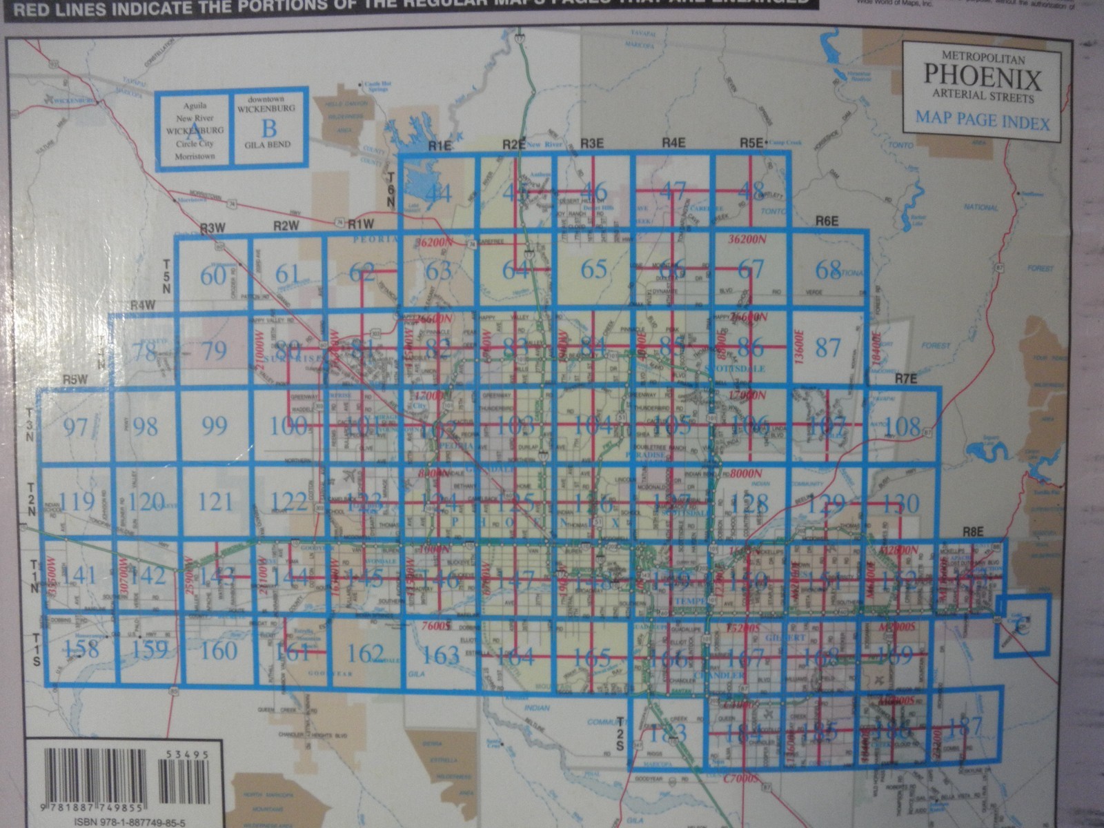 Phoenix Professional Edition Metro Area Street Atlas 2008 Edition large print