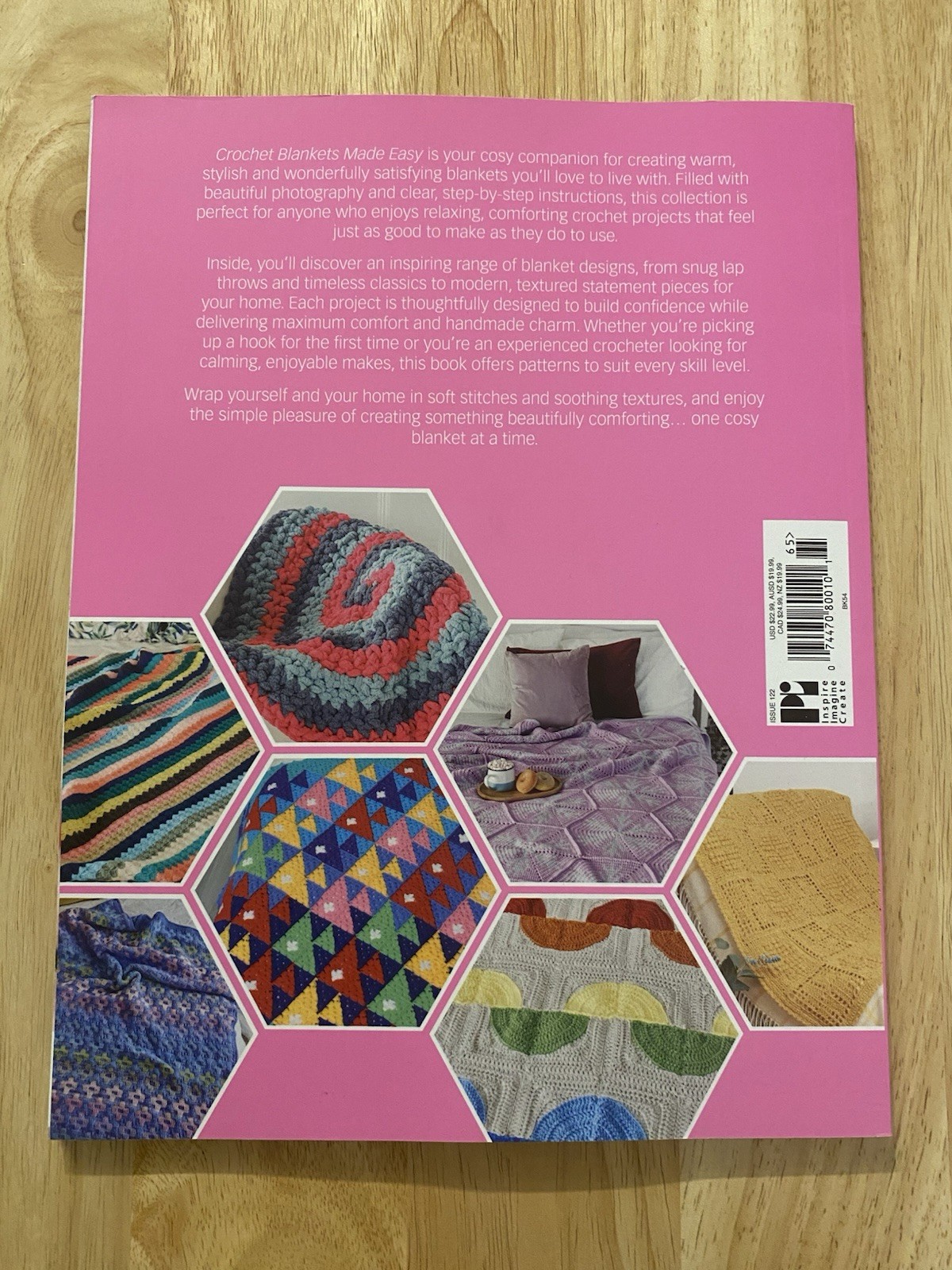 Create Crochet Blankets Made Easy Book Zine How To Patterns 122 US SELLER