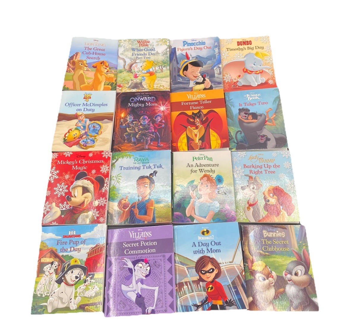 Lot of 16 Disney 3.5” Mini Books Autumn Publishing Dumbo, Toy Story, Mickey +