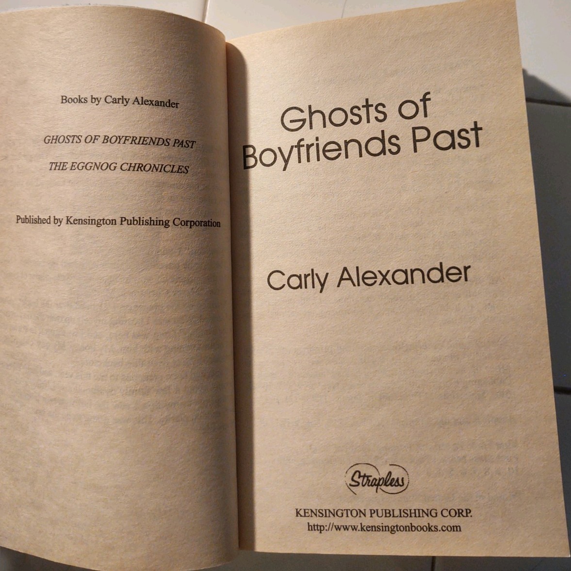 Ghosts of Boyfriends Past by Carly Alexander (2003, Uk-B Format Paperback)