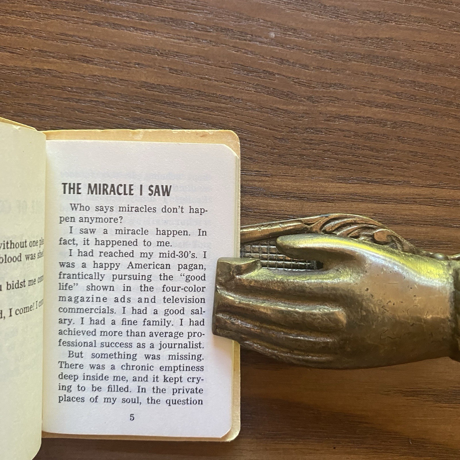 Billy Graham Miniature Book 1968 Charles Keysor 3 x 2 Softcover Christian