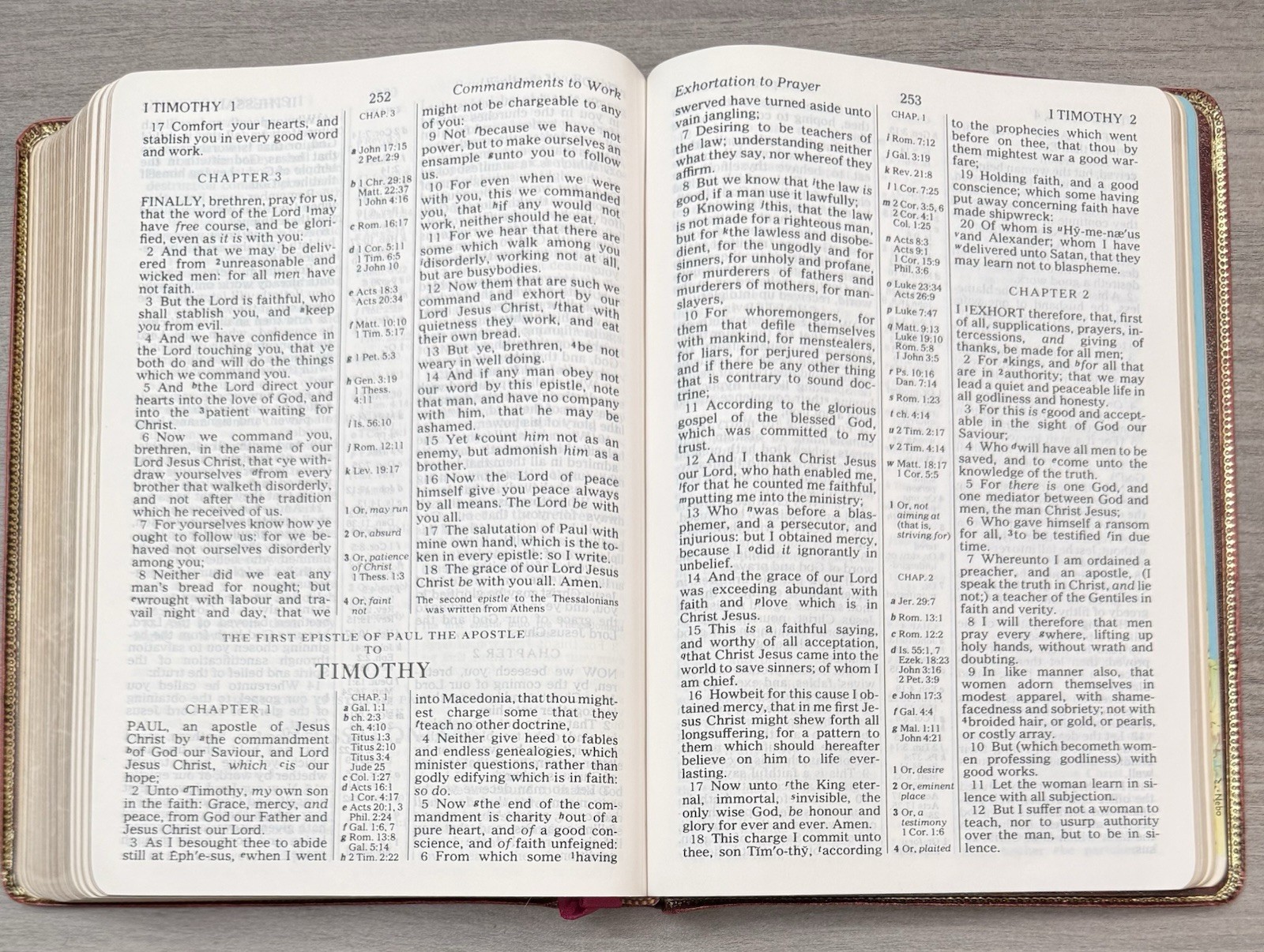 Kenneth Copeland Reference Bible 1972 RED HANDBOUND GENUINE LEATHER Red Letter
